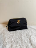 Versace Black Medusa Medallion Zip Pouch
