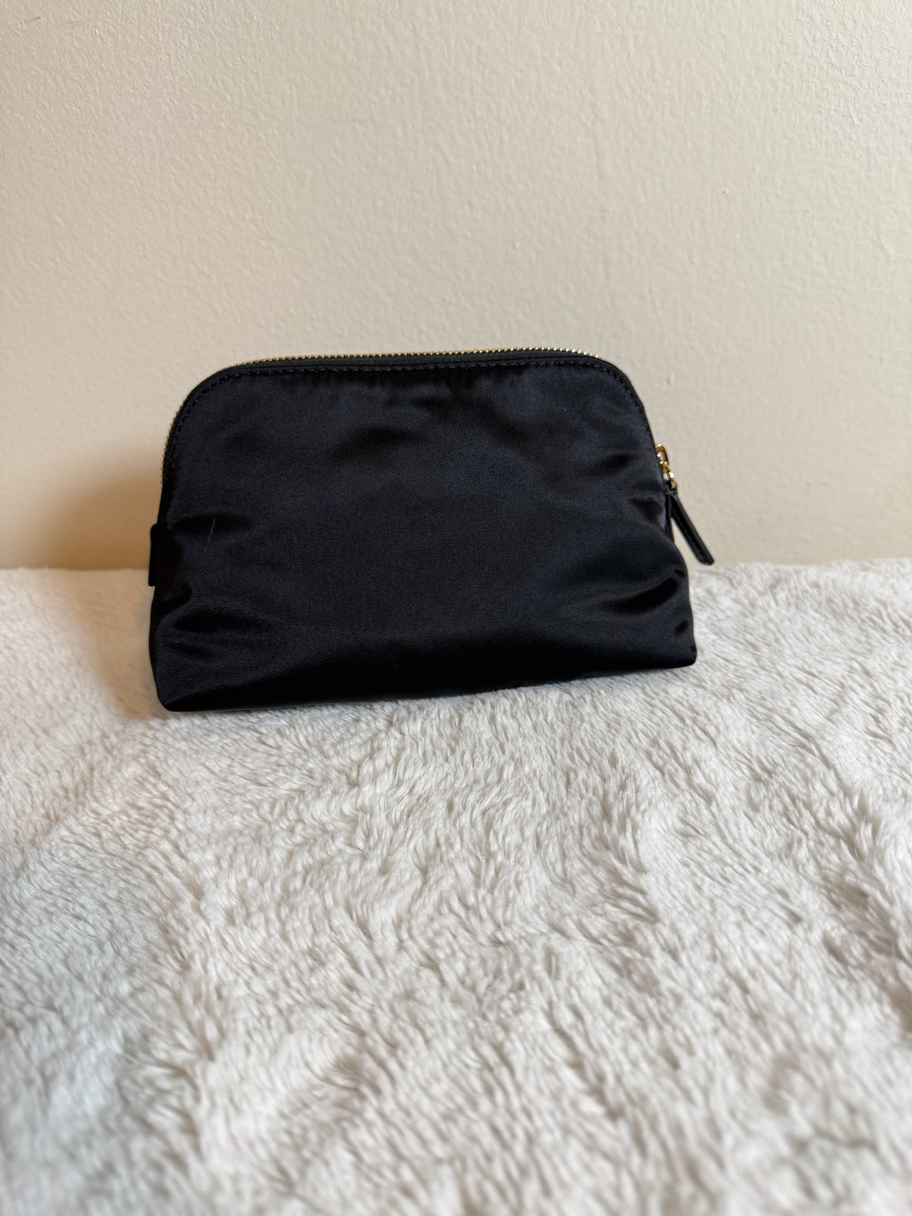 Versace Black Medusa Medallion Zip Pouch