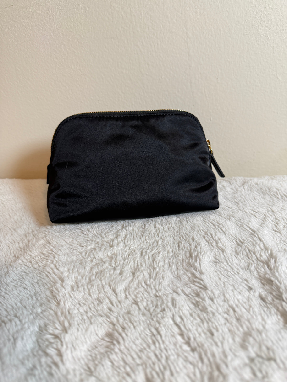 Versace Black Medusa Medallion Zip Pouch